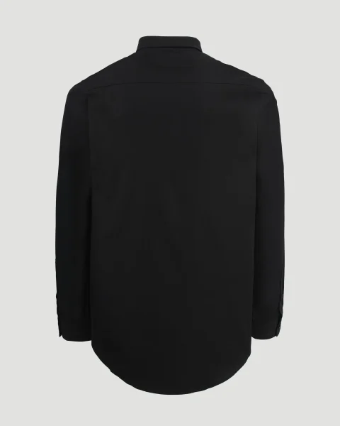 Cotton Shirt in Black — снимка 2