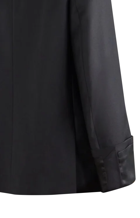 Exposed Lining Blazer in Black — снимка 2