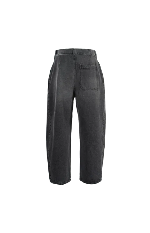 Embossed Leather-Patch Jeans — снимка 2