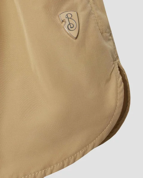 Nylon Cotton Shorts in Cracker — снимка 2