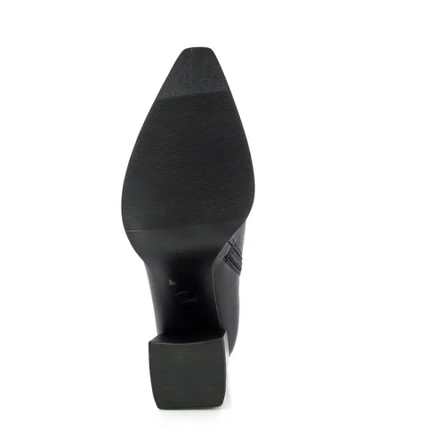 Дамски Боти На Ток CARLO FABIANI – 115662 BLACK LEATHER — снимка 4