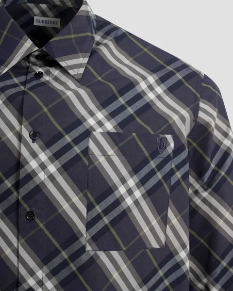 Relaxed Fit Check Cotton Shirt — снимка 2