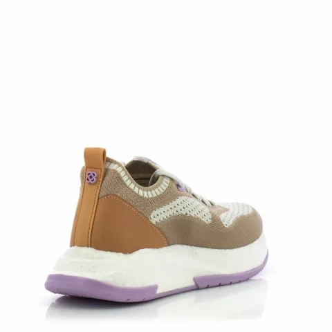 Дамски Сникърс PETITE JOLIE – PJ7130 PUFF SNEAKER WHITE MULTI — снимка 2