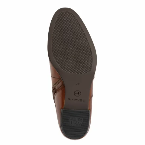 Дамски Боти На Ток TAMARIS – 1-25373-45-305 COGNAC — снимка 6