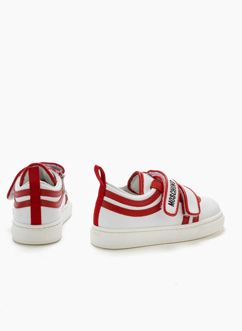 Кецове с контрастни детайли Moschino Kids — снимка 4