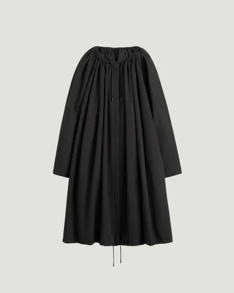 Gathered Parachute Coat