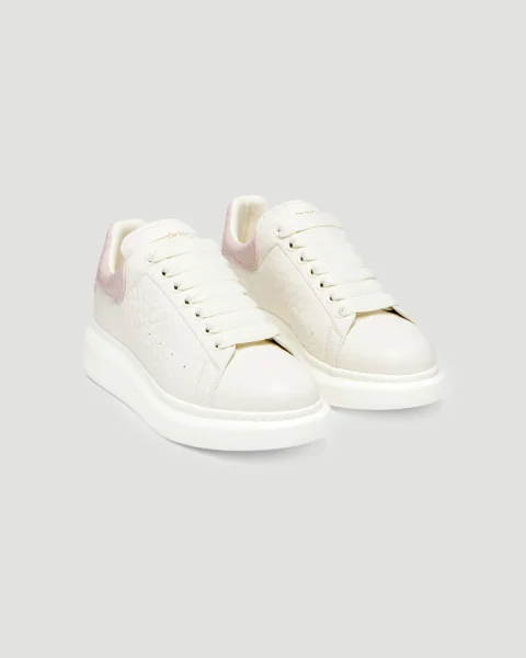 Oversized Sneaker in Off White and Pink — снимка 2