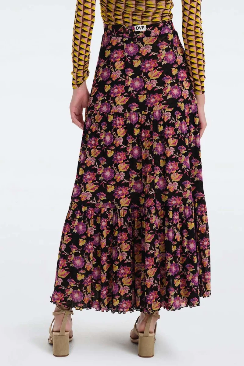 Пола Dvf Austria Reversible Skirt DVFKL1R001ABGYY astran med bk/feb geo yoke ye — снимка 2