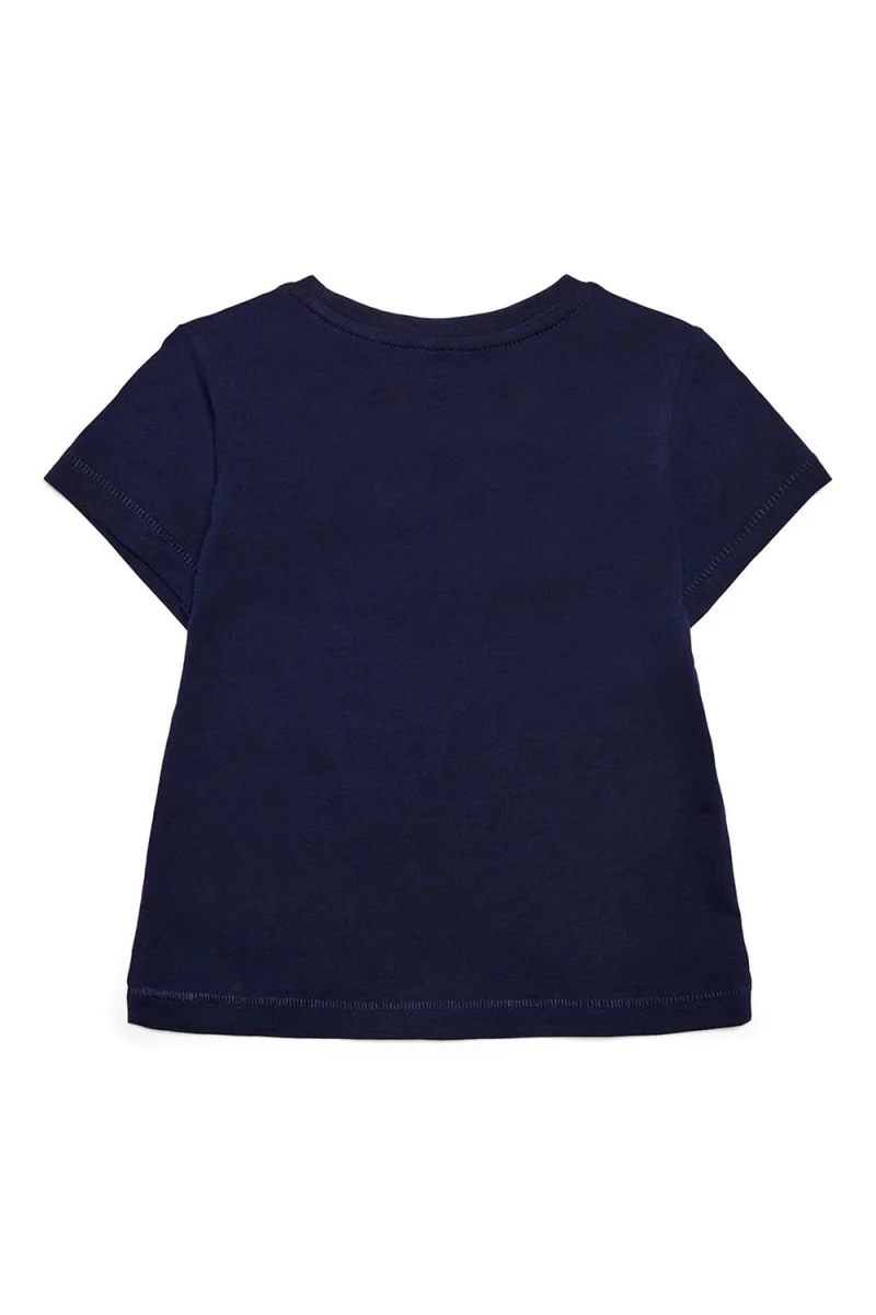 Детски Top Kmgnaya Reg S/S Print Top Box Jrs 15255094 19-3815 tcx evening blue — снимка 2