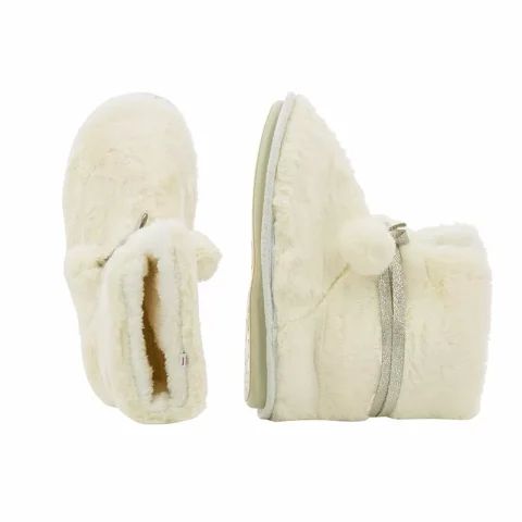 Дамски Домашни Чехли TWIGY – YY0015 NITA OFF WHITE — снимка 2