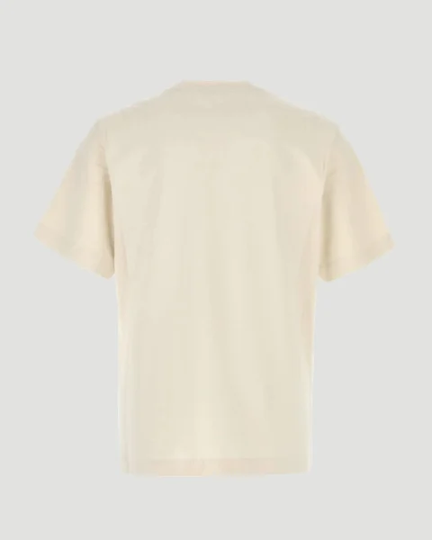 Men's Logo Cotton T-Shirt in Tundra — снимка 2