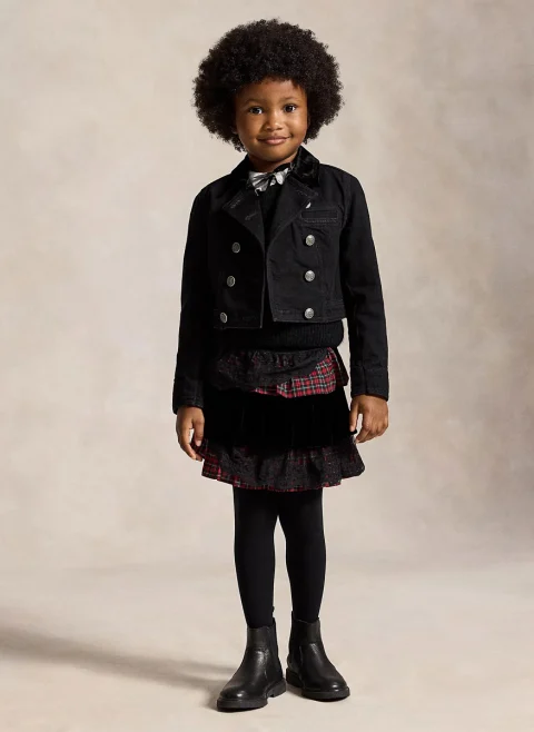 Пола с дантела 'Layered look' Ralph Lauren Kids 3-6 — снимка 5