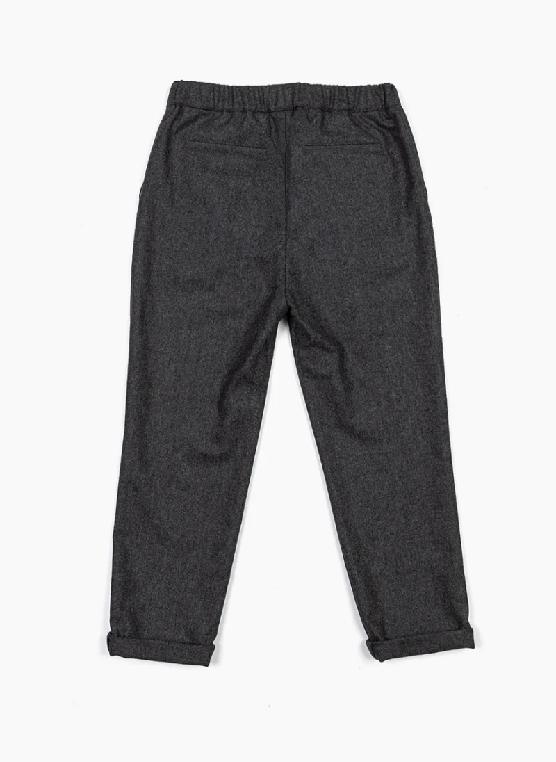 Панталон от фина вълна Brunello Cucinelli Kids 4-6 — снимка 2