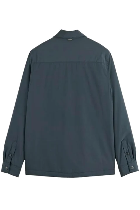 Риза Padded Nylon-Blend Overshirt 178995 SC0008 black — снимка 2