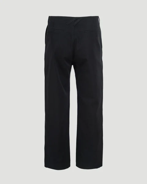 Cotton Trousers in Black — снимка 2