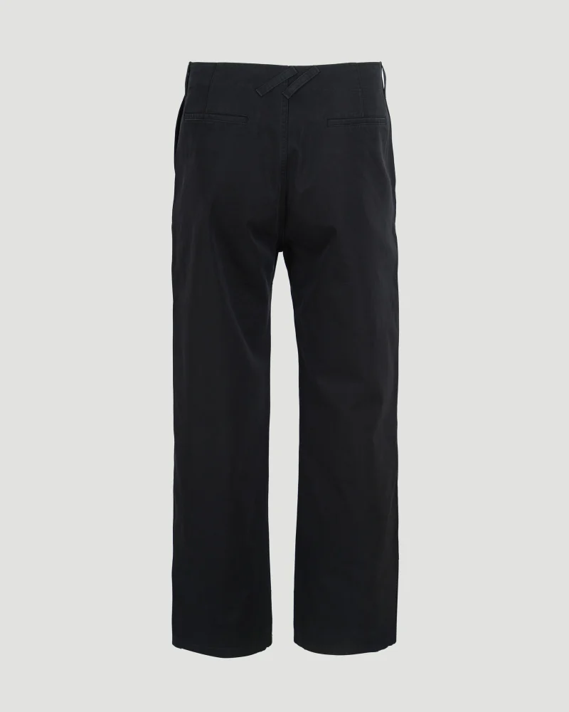 Cotton Trousers in Black — снимка 2