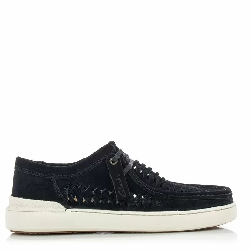 Мъжки Ежедневни CLARKS – 26172449 COURTLITE WEAVE BLACK