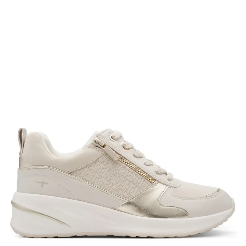 Дамски Сникърс TAMARIS – 1-23754-45-485 IVORY/GOLD