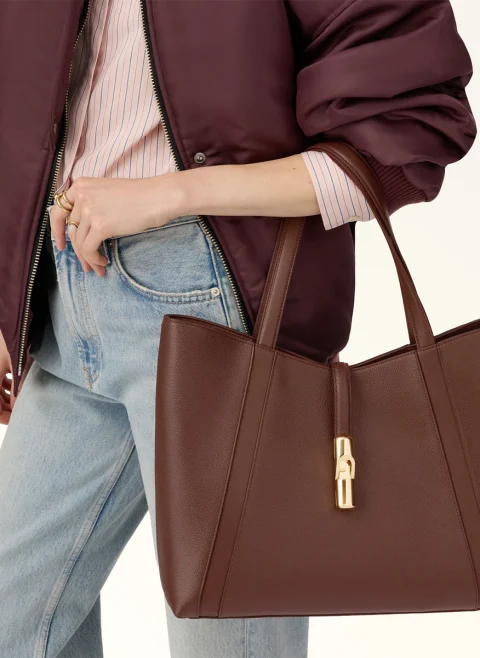 Чанта Furla Goccia Cioccolato L — снимка 2