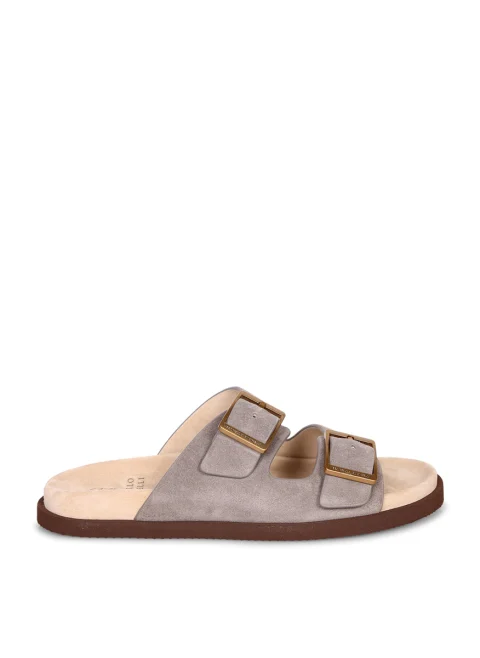 Велурени чехли Brunello Cucinelli