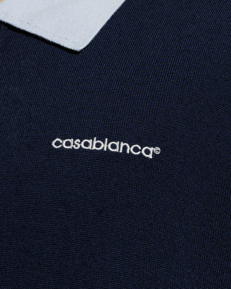 Merino Knit Tennis Polo Shirt — снимка 2