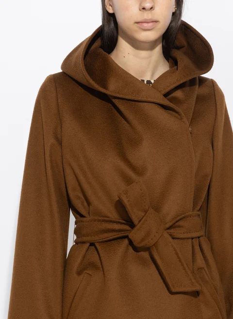Палто от фина вълна 'Robe style' Max Mara Studio Mstnewmang — снимка 7
