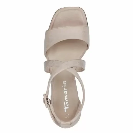 Дамски Сандали На Ток TAMARIS – 1-28310-42-418 IVORY — снимка 5