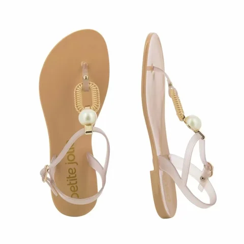 Дамски Плажни Сандали PETITE JOLIE – PJ7068 NUDE — снимка 5