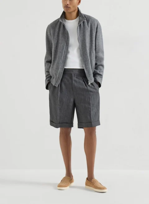 Велурени мокасини 'Sport style' Brunello Cucinelli — снимка 10