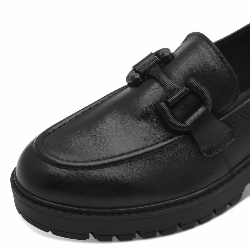 Дамски Лоуфър TAMARIS – 1-24723-43-003 BLACK LEATHER — снимка 4