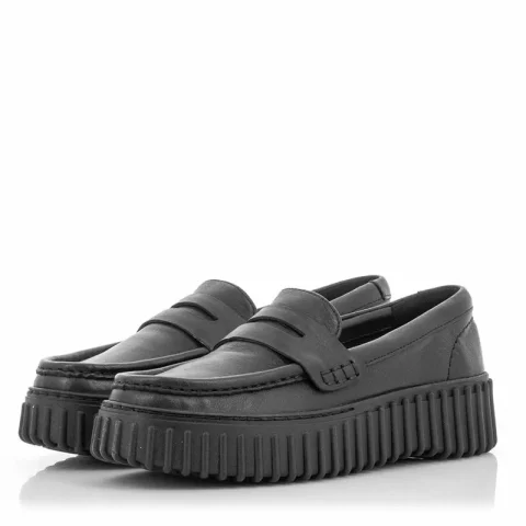 Дамски Лоуфър CLARKS – 26174870 TORHILL PENNY BLACK — снимка 2