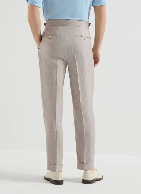 Панталон `Chevron` Brunello Cucinelli — снимка 4