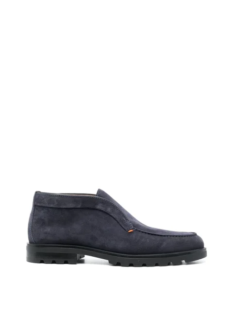 Велурени боти 'Slip-on style' Santoni
