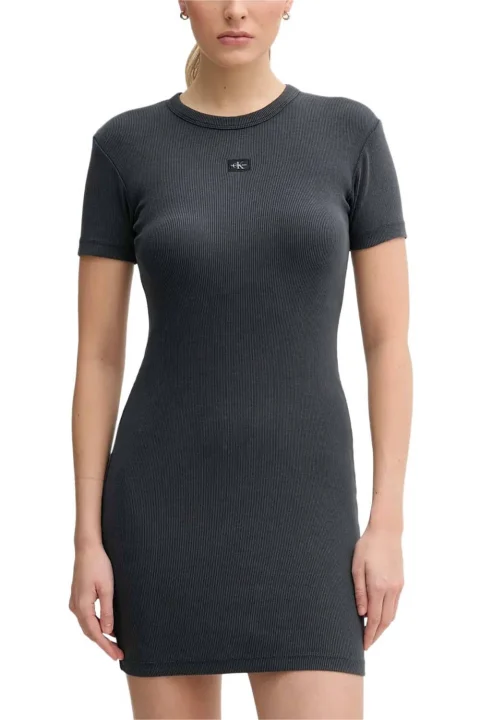 Рокля Washed Woven Label Rib J20J225265 PT2 washed black