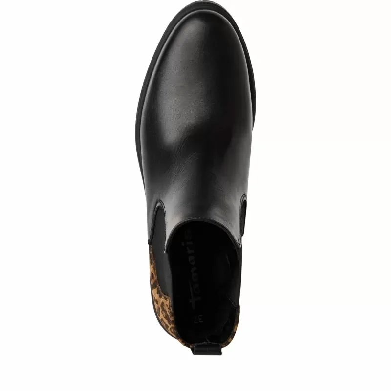Дамски Равни Боти TAMARIS – 1-25446-43-098 BLACK COMB — снимка 5