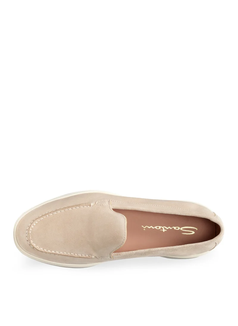 Велурени мокасини Santoni — снимка 4