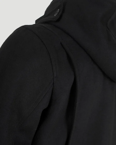 Melton Jacket in Black — снимка 5