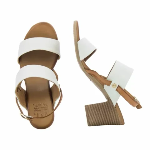 Дамски Сандали На Ток DNA Footwear – 72.0101 ICE CREAM/COCONUT — снимка 5