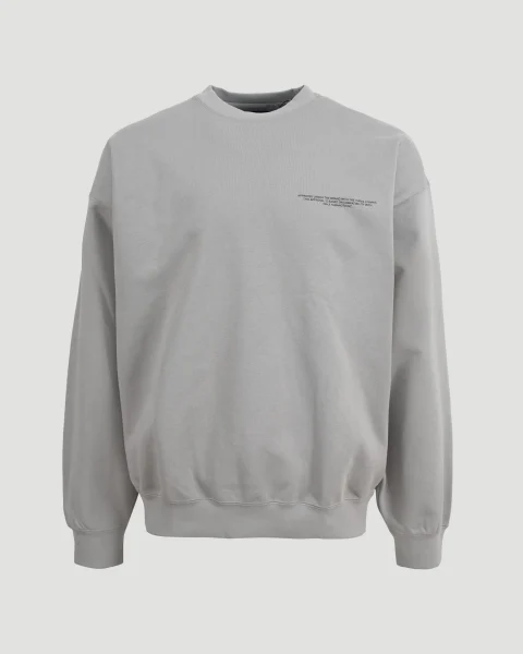 Logo Crew Sweatshirt in Grey
