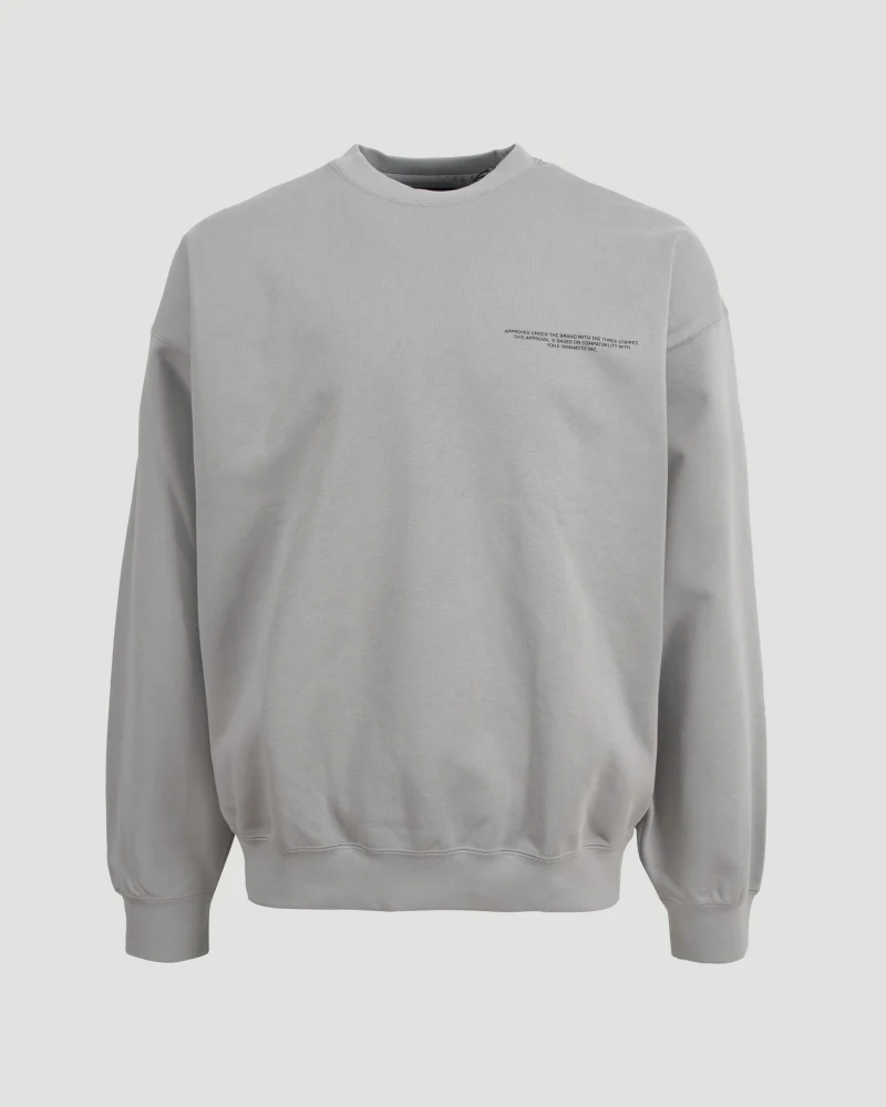 Logo Crew Sweatshirt in Grey