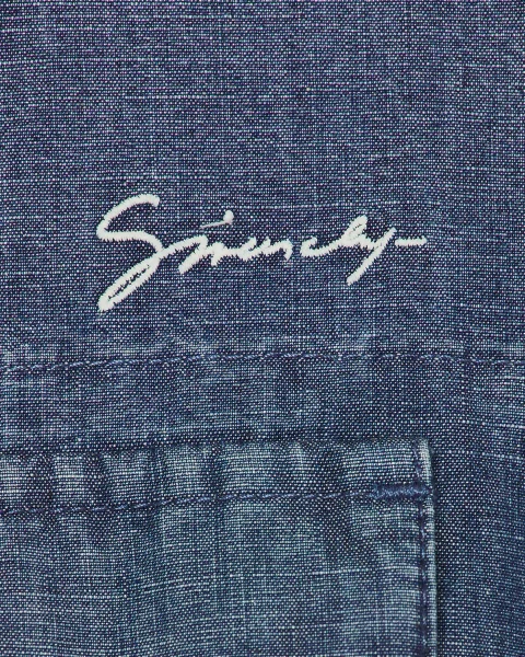 Short Sleeve Chambray Shirt — снимка 2