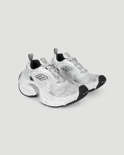 10XL Sneaker in White & Black — снимка 2