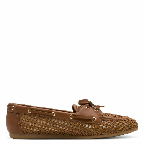 Дамски Мокасини TAMARIS – 1-23611-46-372 COGNAC STRUCT. — снимка 2