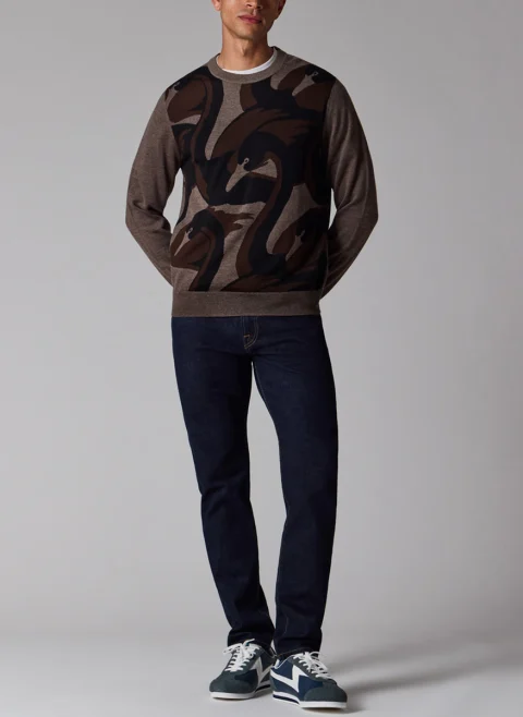 Пуловер от мерино 'Swan' Paul Smith — снимка 2