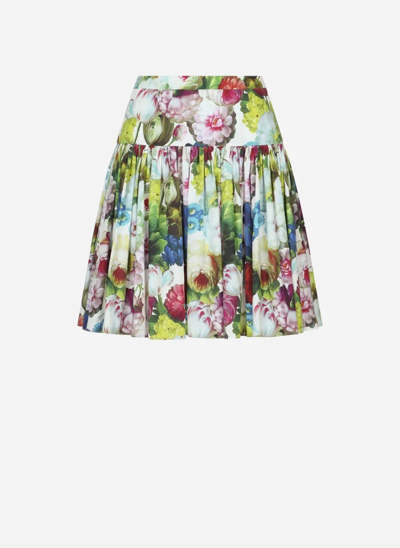 Пола с флорален принт Dolce&Gabbana
