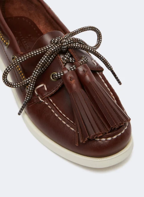 Кожени мокасини 'Boat' Weekend Max Mara Wkadockside2 — снимка 2
