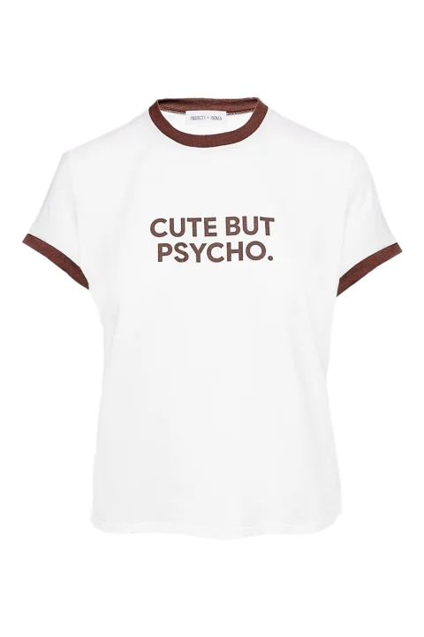 T-Shirt Psycho 1619.42 off-white