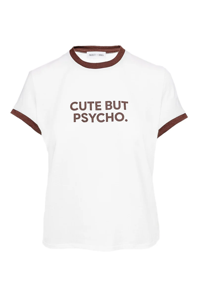T-Shirt Psycho 1619.42 off-white