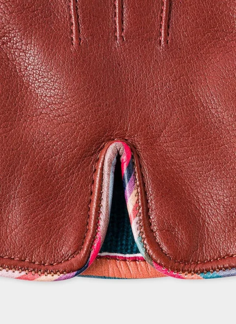 Ръкавици със 'Swirl' детайл Paul Smith — снимка 12