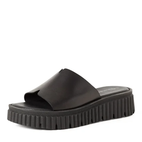 Дамски Равни Чехли TAMARIS – 1-27216-44-001 BLACK — снимка 3